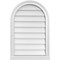 Ekena Millwork Round Top Surface Mount PVC Gable Vent w/ 2"W x 2"P Brickmould Sill Frame, 20"W x 30"H GVPRT20X3003SN - alternate 1